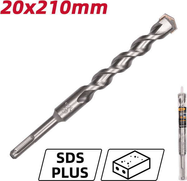 Бур Deli По бетону YS 20x210мм SDS-Plus / EDH-Y20210