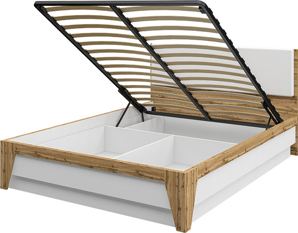 Двуспальная кровать ELVA Нодо NEM01K-1690/2060/1010 (02) - фото