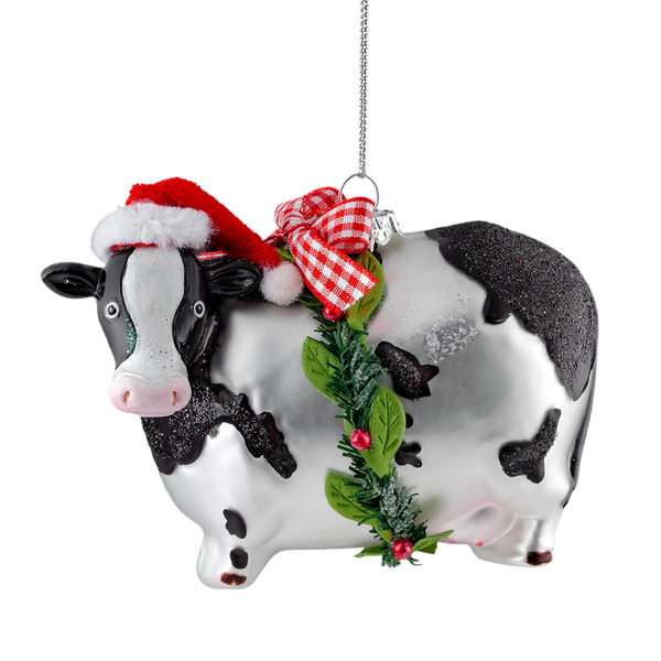 Елочная игрушка Erich Krause Decor. Праздничная буренка / 50941 - фото