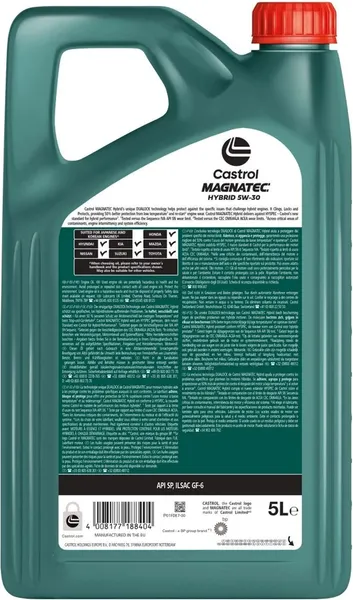 Моторное масло Castrol Magnatec Hybrid 5W30 SP / 15F701