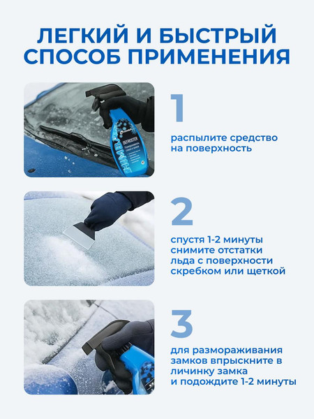 Очиститель стекол Himba Defroster Himba Размораживатель стекол / 56549