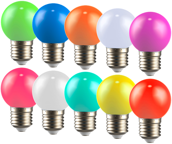 Лампа IEK LLE-G45-1-230-MIX-E27-10 - фото