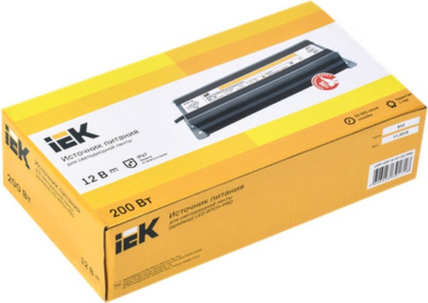 Драйвер для светодиодной ленты IEK LSP1-200-12-67-33-PRO
