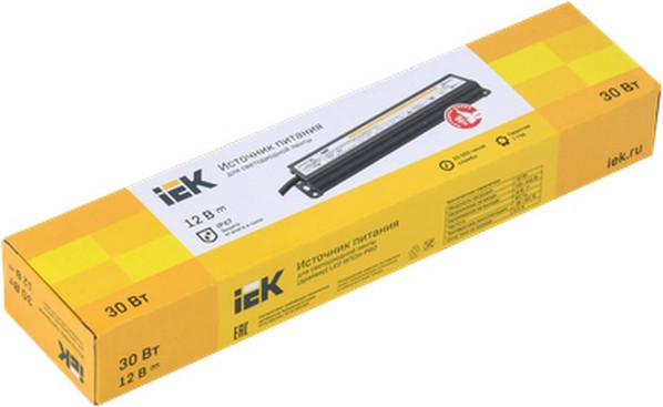 Драйвер для светодиодной ленты IEK LSP1-030-12-67-33-PRO