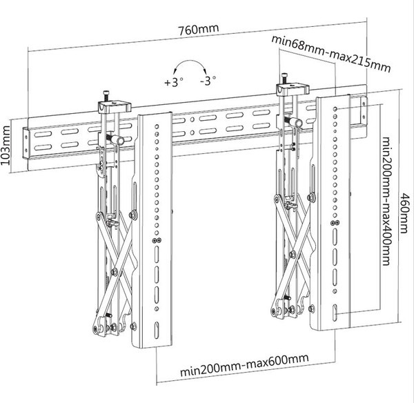 Каркас для видеостены Digis DSM-P0270