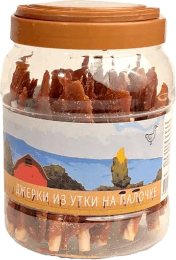 Лакомство для собак Nord Farm Джерки из утки на палочке 12см / NF-TR004 - фото