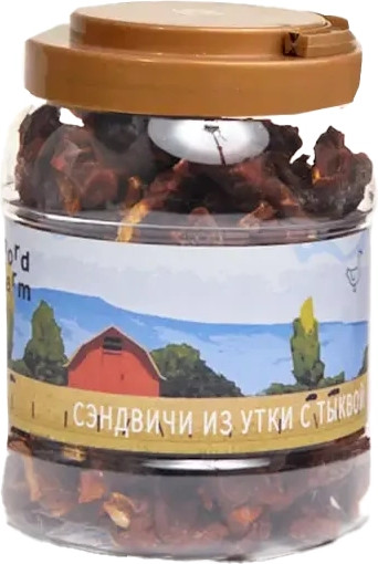 Лакомство для собак Nord Farm Сэндвичи из утки с тыквой / NF-TR024 - фото