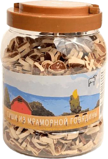 Лакомство для собак Nord Farm Суши из мраморной говядины / NF-TR030 - фото