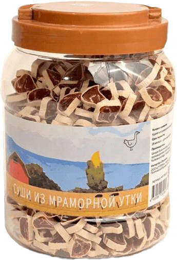 Лакомство для собак Nord Farm Суши из мраморной утки / NF-TR032 - фото