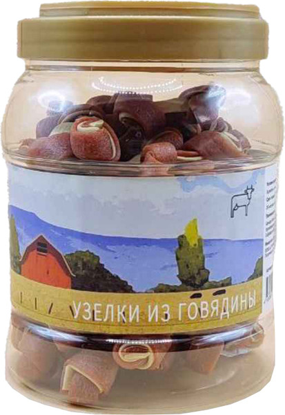 Лакомство для собак Nord Farm Узелки из говядины / NF-TR045 - фото