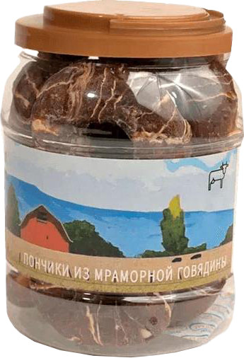 Лакомство для собак Nord Farm Пончики из мраморной говядины / NF-TR049 - фото