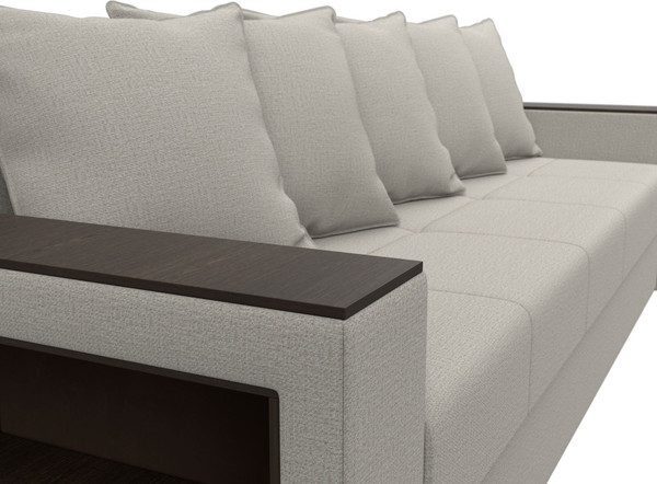 Диван Лига Диванов Дубай Лайт полки слева / 132280L