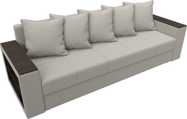 Диван Лига Диванов Дубай Лайт полки слева / 132280L