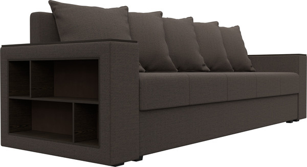 Диван Лига Диванов Дубай Лайт полки слева / 132281L