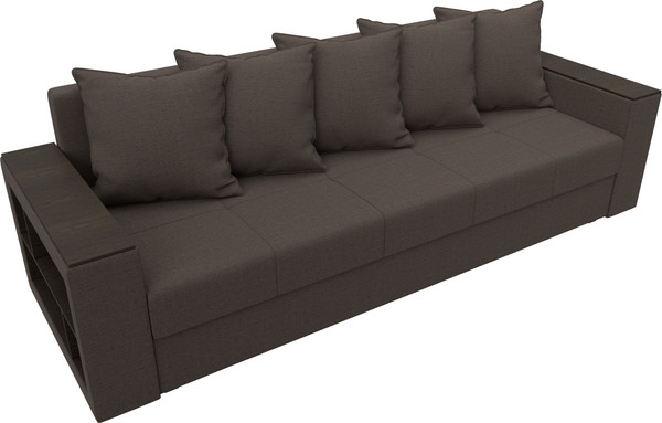 Диван Лига Диванов Дубай Лайт полки слева / 132281L