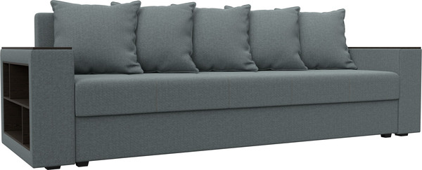 Диван Лига Диванов Дубай Лайт полки слева / 132282L - фото