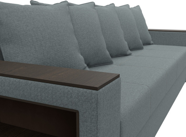 Диван Лига Диванов Дубай Лайт полки слева / 132282L