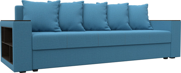 Диван Лига Диванов Дубай Лайт полки слева / 132283L - фото