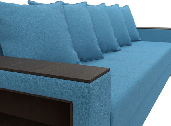 Диван Лига Диванов Дубай Лайт полки слева / 132283L