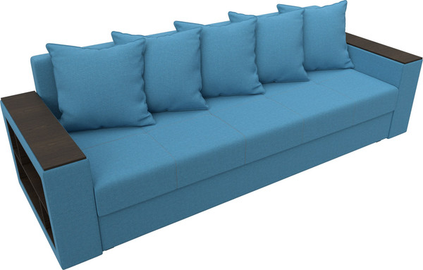 Диван Лига Диванов Дубай Лайт полки слева / 132283L