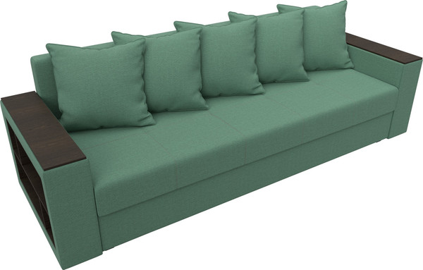 Диван Лига Диванов Дубай Лайт полки слева / 132284L