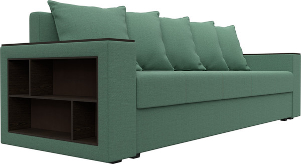 Диван Лига Диванов Дубай Лайт полки слева / 132284L