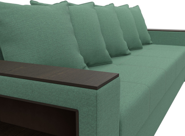 Диван Лига Диванов Дубай Лайт полки слева / 132284L