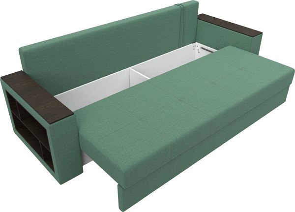 Диван Лига Диванов Дубай Лайт полки слева / 132284L