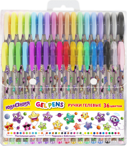 Набор гелевых ручек Юнландия 144451 - фото