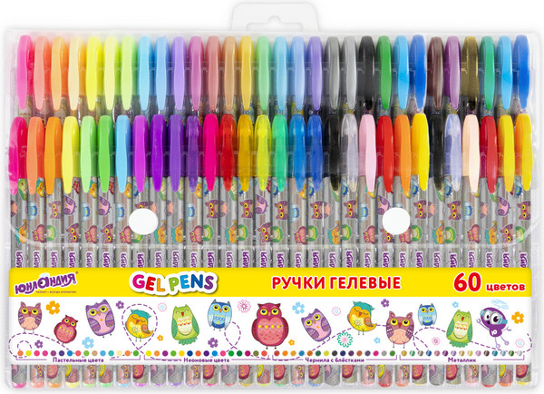 Набор гелевых ручек Юнландия 144452 - фото