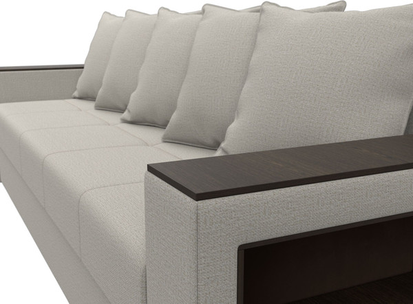 Диван Лига Диванов Дубай Лайт полки справа / 132280 