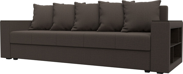 Диван Лига Диванов Дубай Лайт полки справа / 132281 - фото