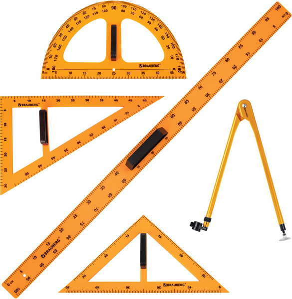 Набор для черчения Brauberg Для классной доски / 210872 - фото