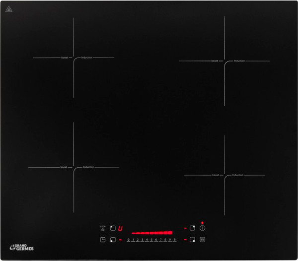 Индукционная варочная панель Grand & Germes HCI-60BK-BX - фото