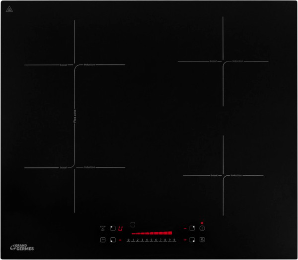 Индукционная варочная панель Grand & Germes HDI-60BK-BX - фото