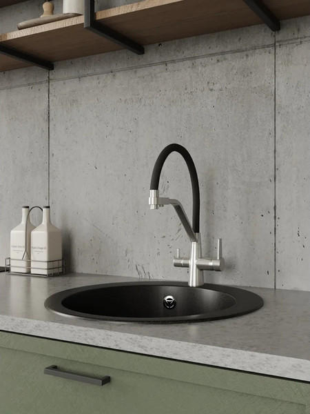 Мойка кухонная Teymi Lori Midi 51х51 / T120124