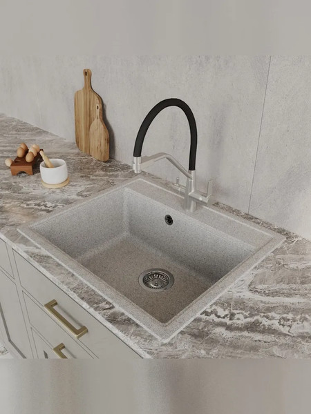 Мойка кухонная Teymi Lori Maxi 60х51 / T120122