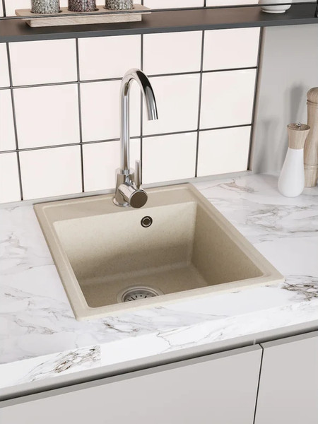 Мойка кухонная Teymi Helmi Smart 42х48 / T120111