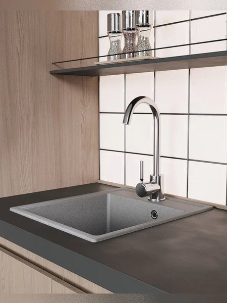 Мойка кухонная Teymi Helmi Smart 42х48 / T120110