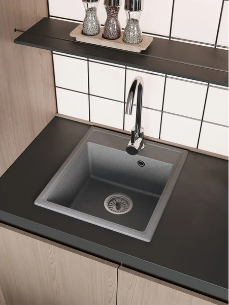 Мойка кухонная Teymi Helmi Smart 42х48 / T120110