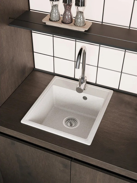 Мойка кухонная Teymi Helmi Smart 42х48 / T120109