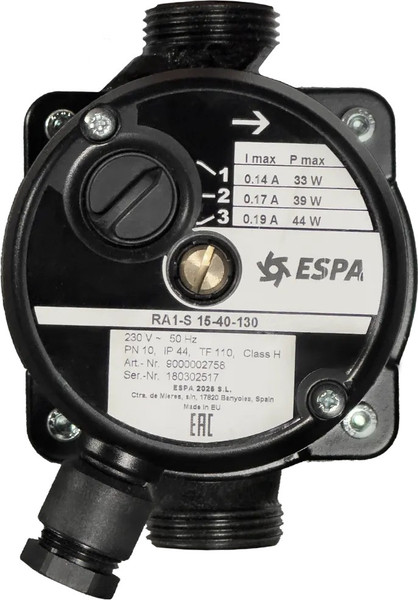 Циркуляционный насос Espa RA1-S 15-40-130 230 50 -OBS - фото