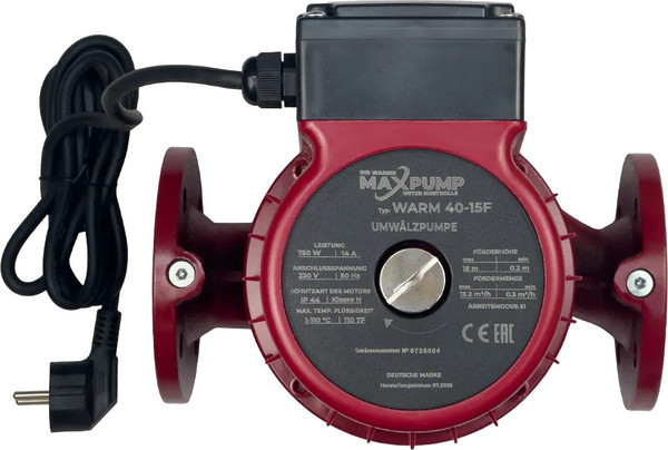 Циркуляционный насос Maxpump Warm 40-15F 230V