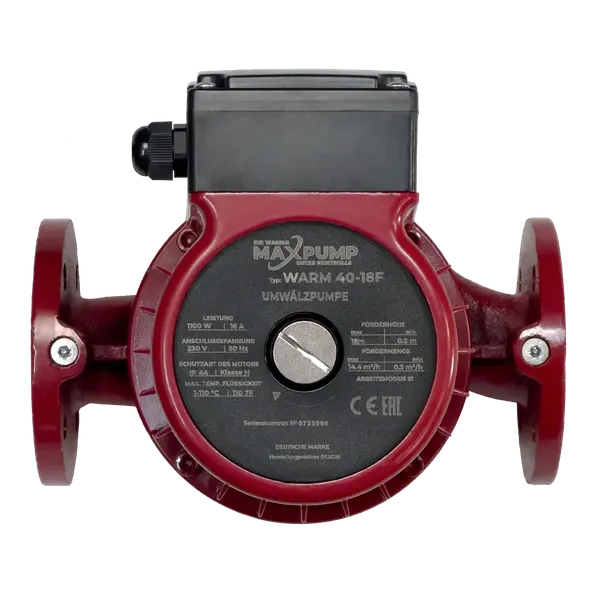 Циркуляционный насос Maxpump Warm 40-18F 230V