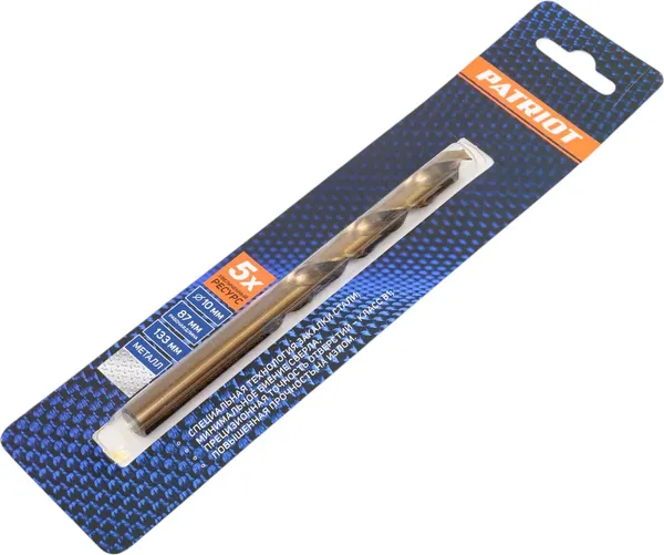 Сверло PATRIOT По металлу 10.0мм / 815010018
