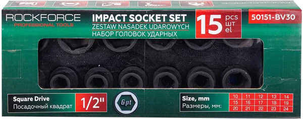 Набор головок слесарных RockForce RF-50151-BV30
