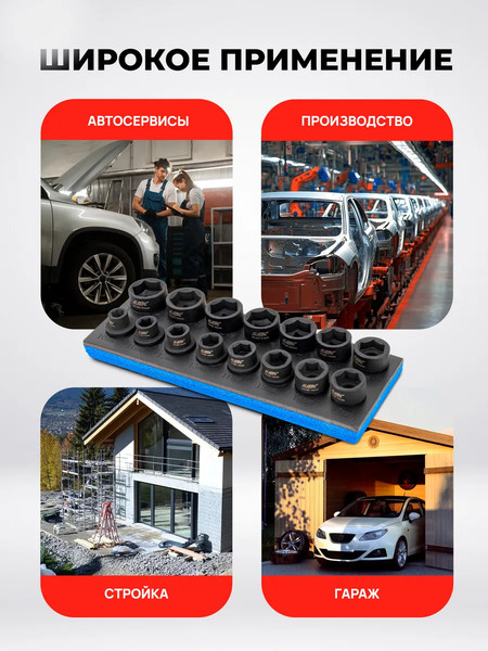 Набор головок слесарных JBC JBC-50151-BV30