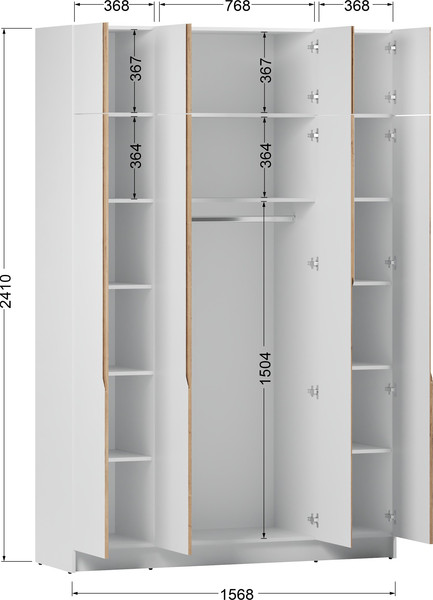Шкаф Eligard Aura 4Dа