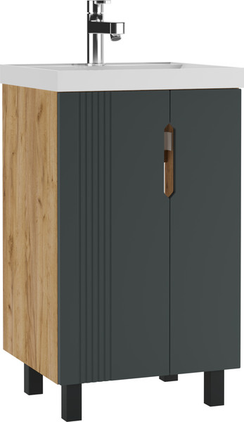 Тумба под умывальник Айсберг Bazis 50 Марта без ящика - фото