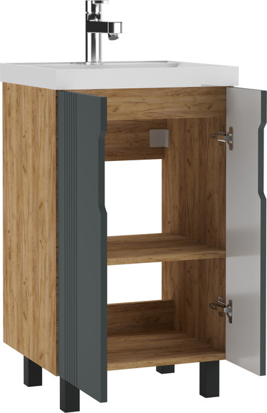 Тумба под умывальник Айсберг Bazis 50 Марта без ящика